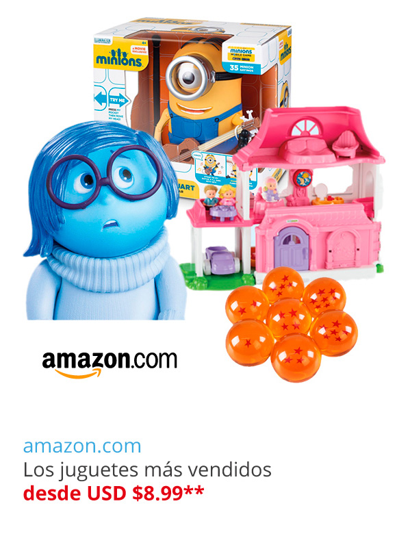 AMAZON  - Los juguetes m&aacute;s vendidos desde USD $8.99